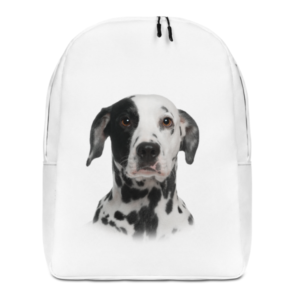 Minimalistischer Rucksack mit Dalmatiner Design