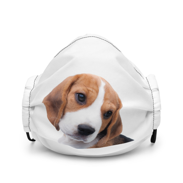 Premium-Gesichtsmaske mit Beagle Design