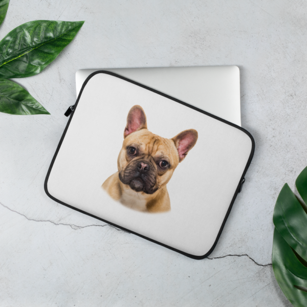 Laptop-Tasche mit Französischer Bulldogge Design
