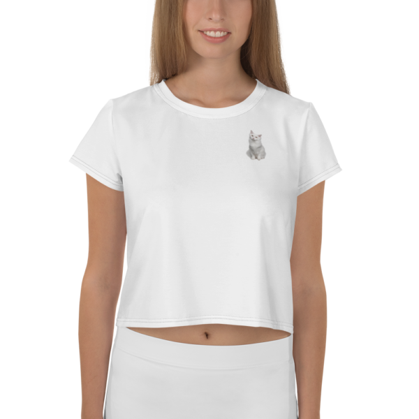 Allover-Crop-T-Shirt Türkisch_Angora Design
