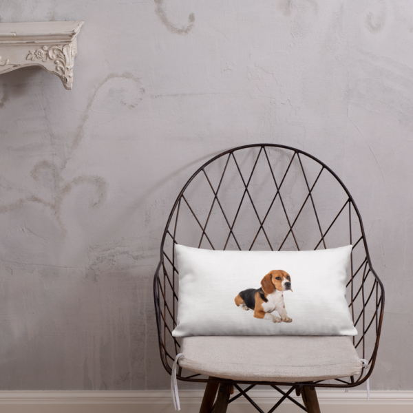 Premium-Kissen mit Beagle Design