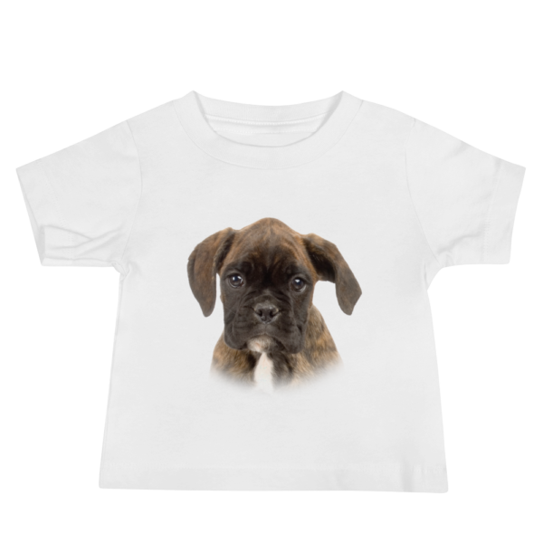 Kurzärmeliges Baby-Jersey-T-Shirt mit Boxer Design