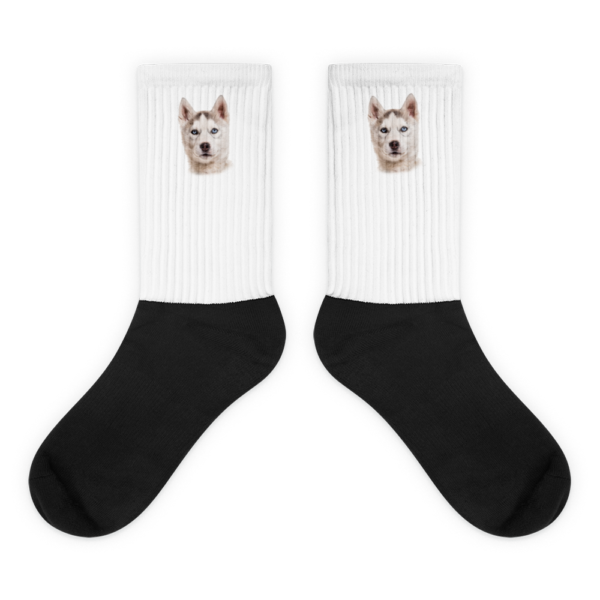 Socken mit Husky Design