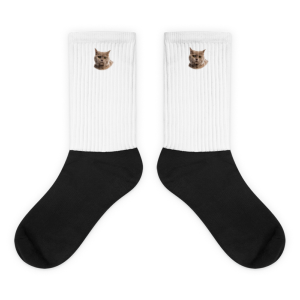 Socken mit Britisch_Kurzhaar Design