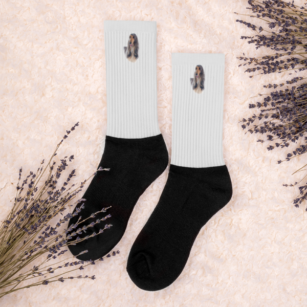 Socken mit Afghan Design