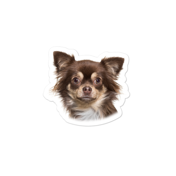Blasenfreie Aufkleber mit Chihuahua Design