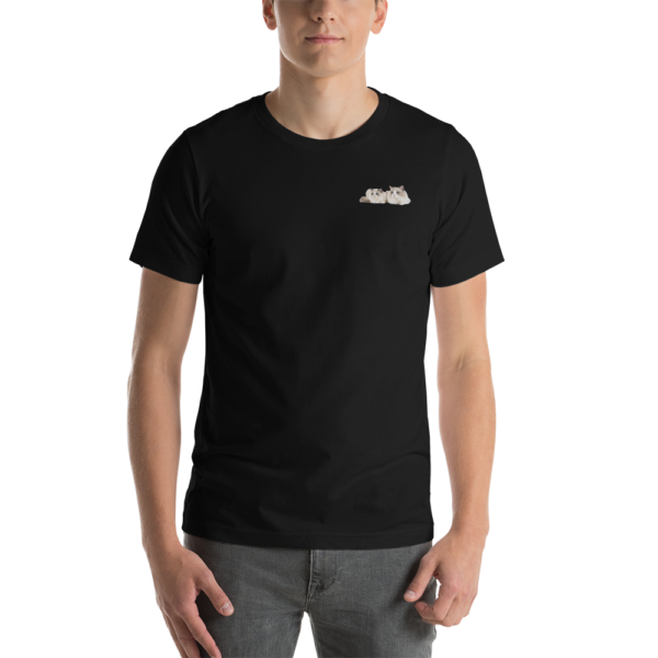 Kurzärmeliges Unisex-T-Shirt mit Ragdoll Design