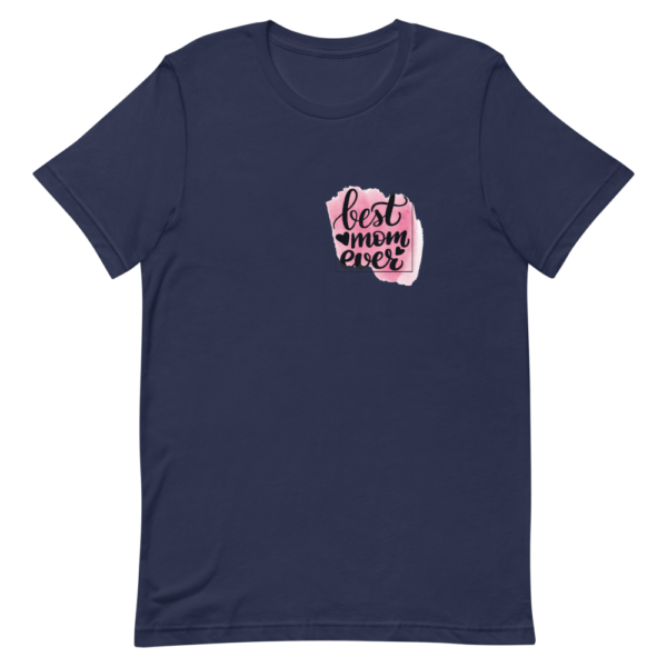 Kurzärmeliges Unisex-T-Shirt mit best mom Design