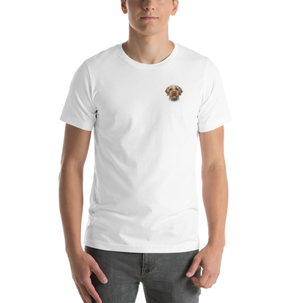 Kurzärmeliges Unisex-T-Shirt mit Lagotto Design