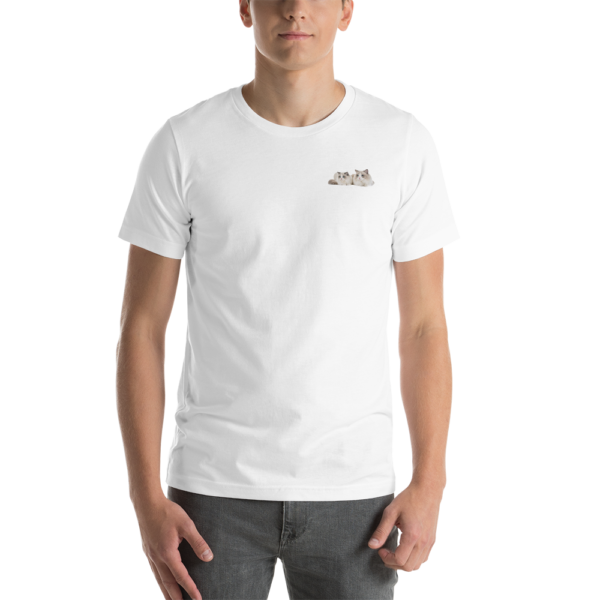 Kurzärmeliges Unisex-T-Shirt mit Ragdoll Design