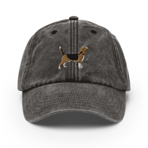 Vintage-Style-Cap mit besticktem Beagle Design