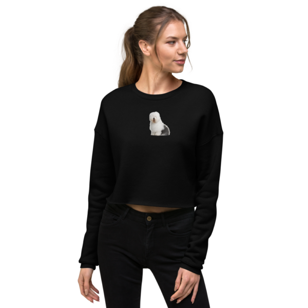 Crop-Pullover mit Bobtail Design
